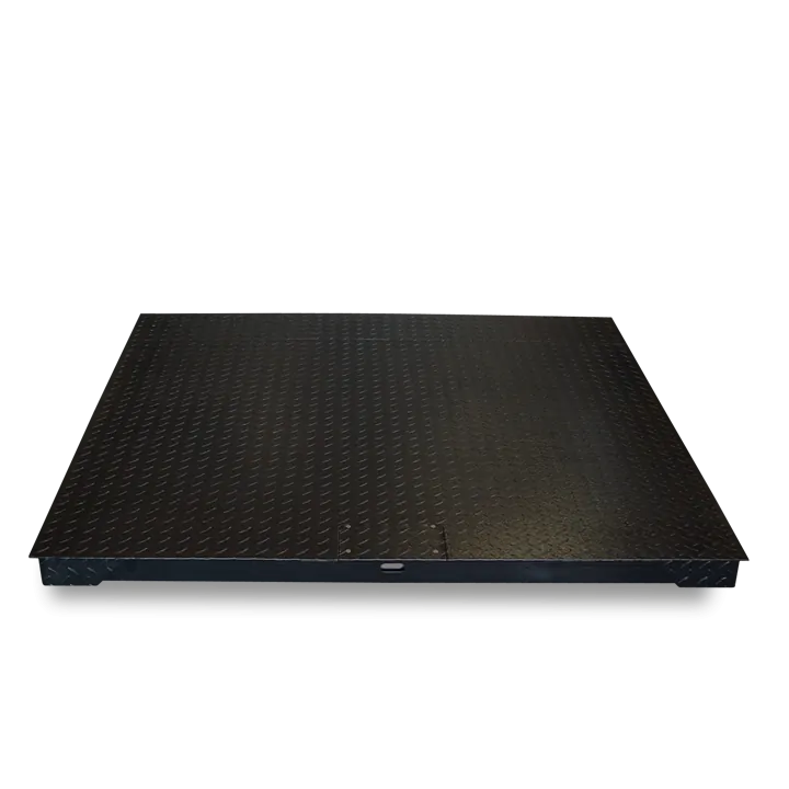 Plateforme de pesage 1500x1500 mm (1,50 x 1,50 m) acier ou inox avec BR16