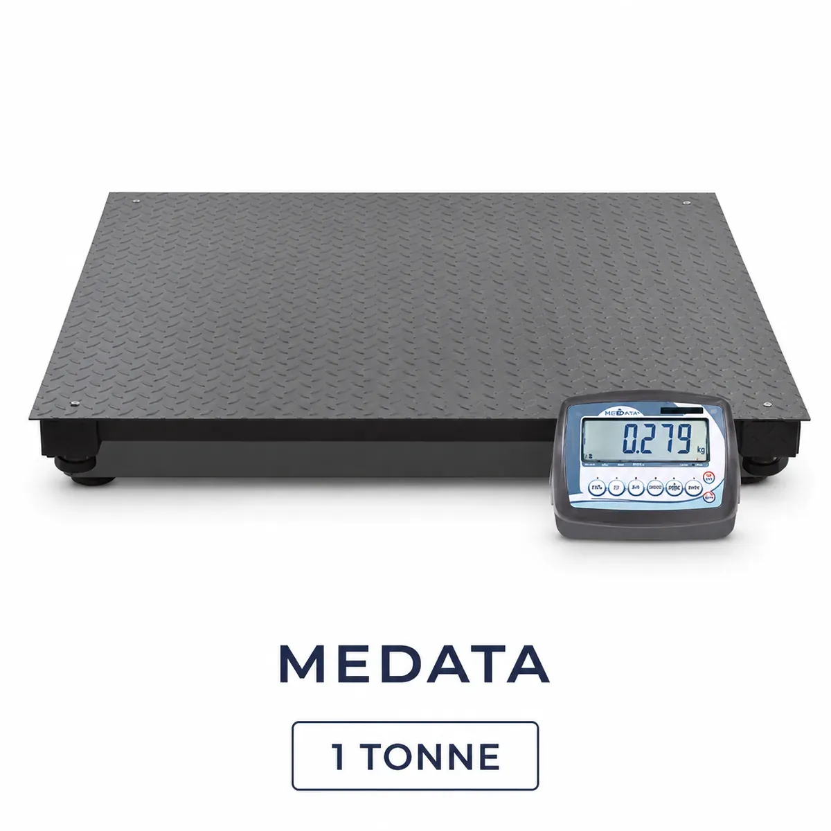 Plateforme de pesage 1 tonne acier ou inox avec BR16