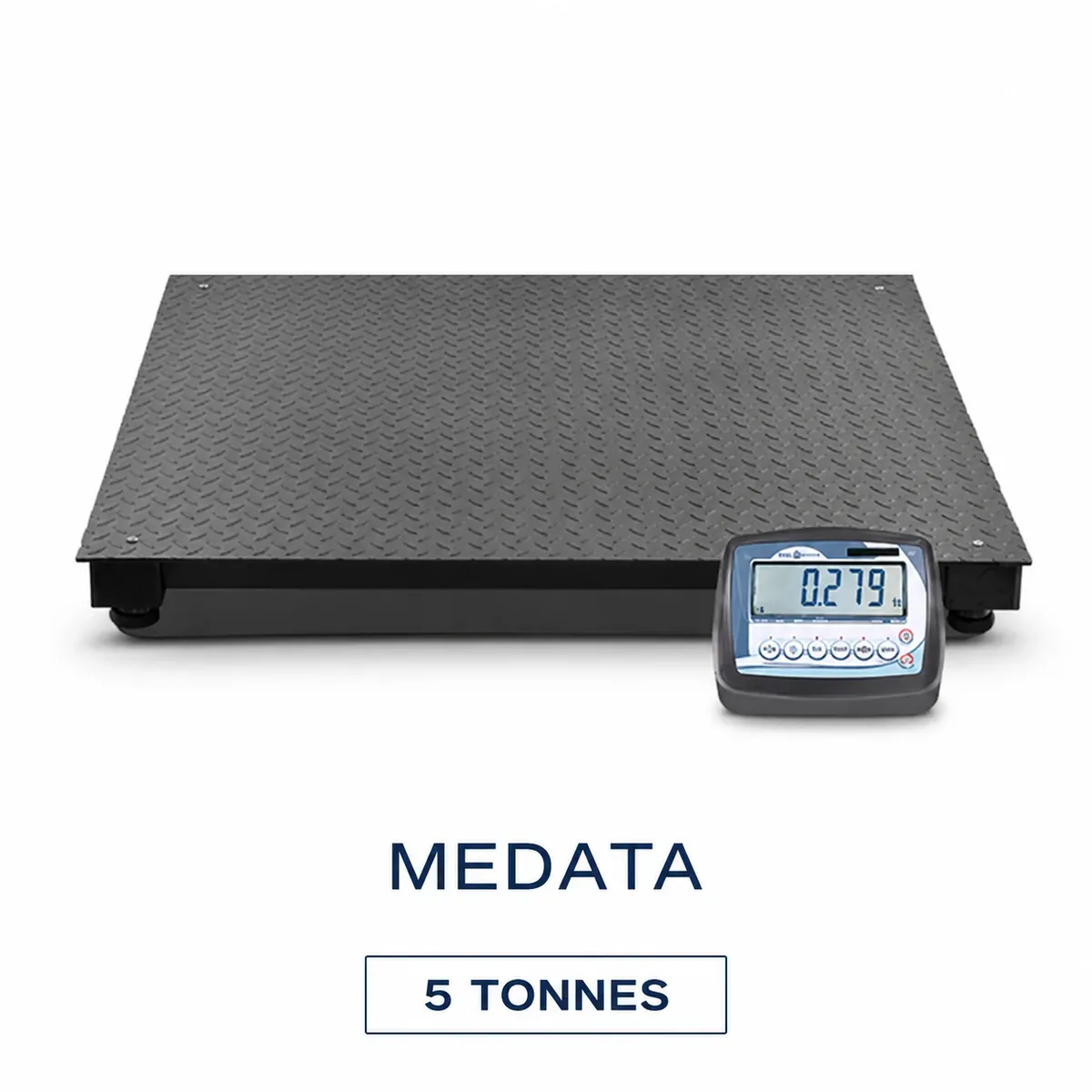 Plateforme de pesage 5 tonnes acier ou inox avec BR16