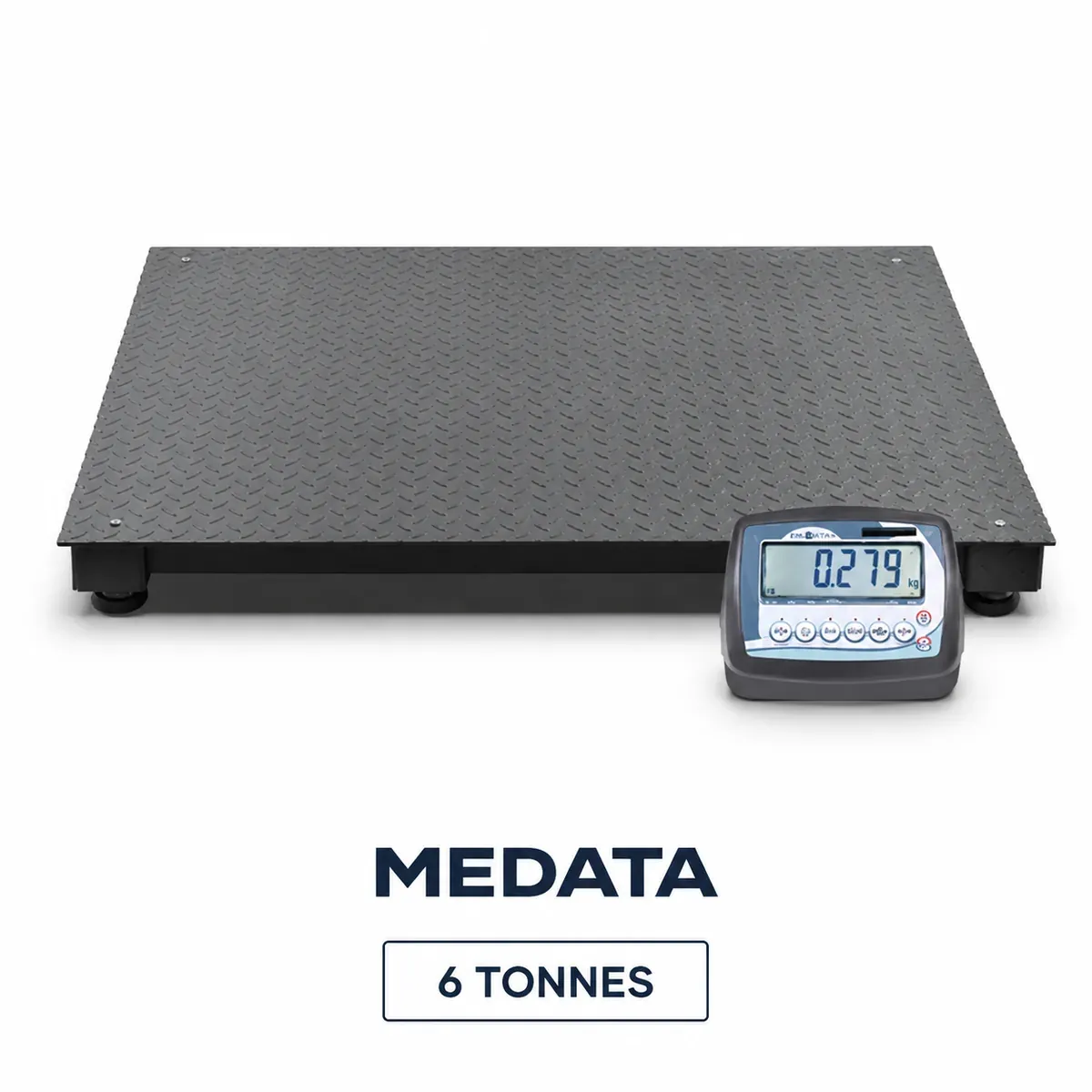 Plateforme de pesage 3000x3000 mm (3,00 x 3,00 m) acier ou inox avec BR16